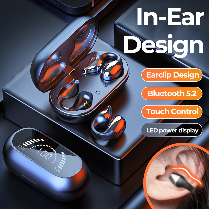 Bone Conduction Bluetooth Headphones - Open-Ear Wireless Sports Earphones