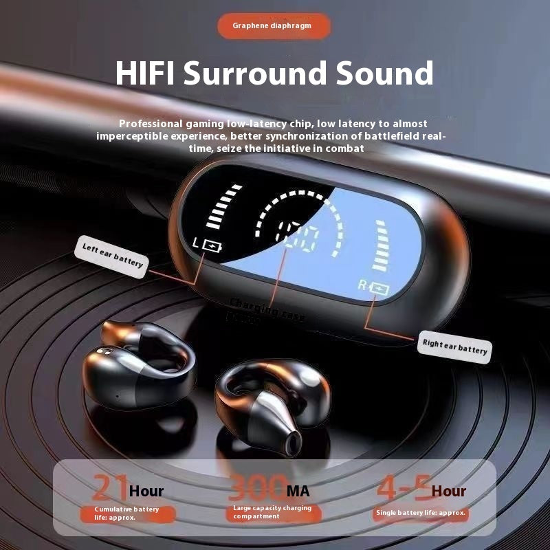 Bone Conduction Bluetooth Headphones - Open-Ear Wireless Sports Earphones