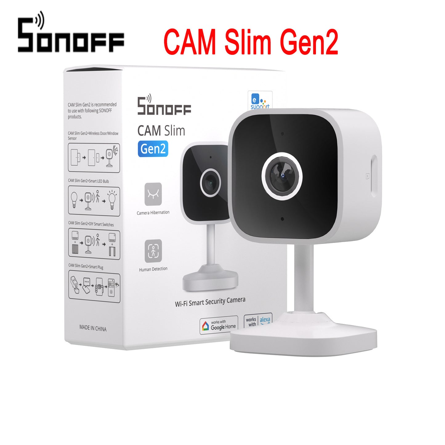 Smart Home Security Camera - 1080P HD WiFi Indoor/Outdoor Surveillance