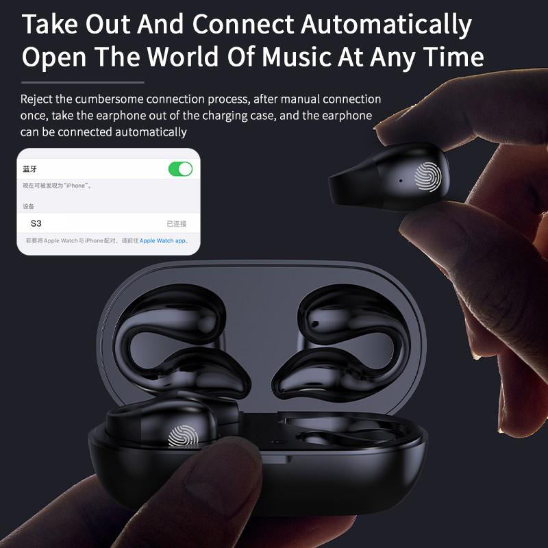 Bone Conduction Bluetooth Headphones - Open-Ear Wireless Sports Earphones