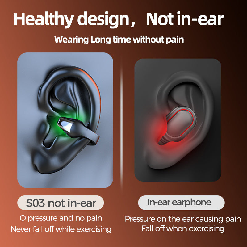 Bone Conduction Bluetooth Headphones - Open-Ear Wireless Sports Earphones