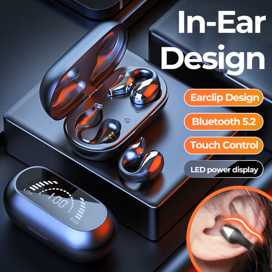 Bone Conduction Bluetooth Headphones - Open-Ear Wireless Sports Earphones