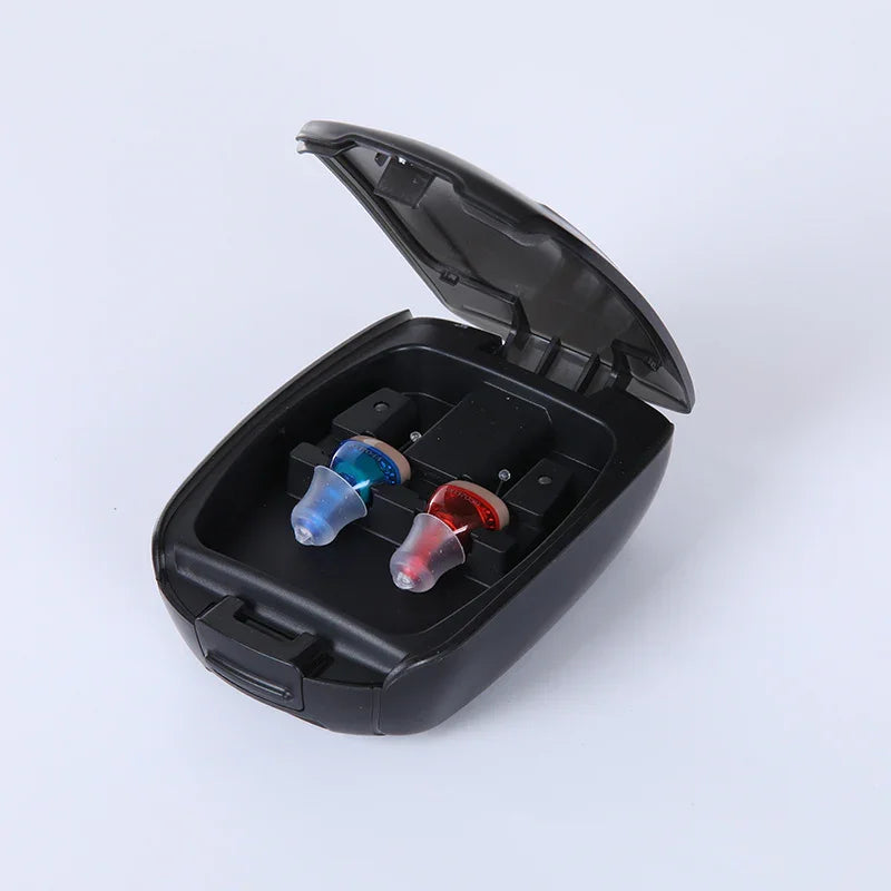 Hearing Aid Invisible In-ear Pair Of Rechargeable Sound Amplifier Accessories