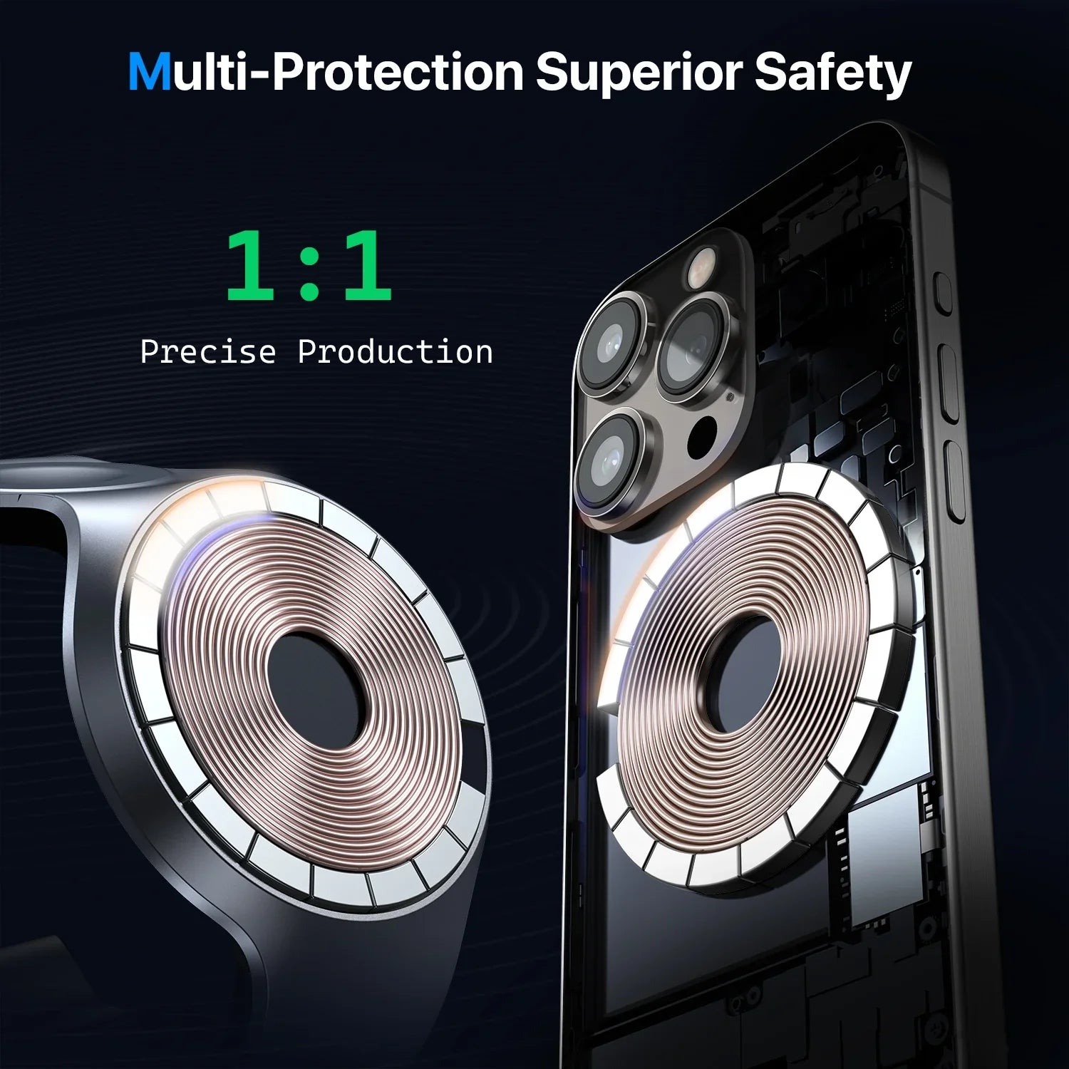 3-in-1 Magsafe Charger Wireless Charging Station For Multiple Devices